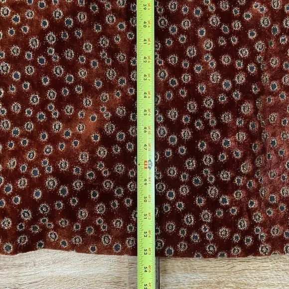 David Brown For Saks Fifth Ave Velour Lounge House Dress Robe size S - Picture 8 of 10